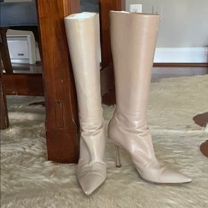 Jimmy Choo knee high leather boots